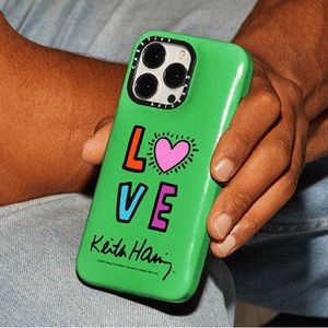 Casetify iPhone 13 Pro Case - LOVE Green Pillow Case